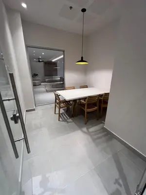 a dining room with a table and chairs at Terraza del Mar in Santa Marta