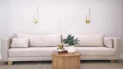 a living room with a couch and a table at Margarita 93 in Barranquilla