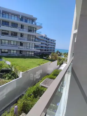 a view from the balcony of a building at Manzanillo Loft Morros EOS in Cartagena de Indias