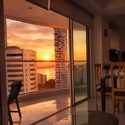2Br apartment in front of the beach