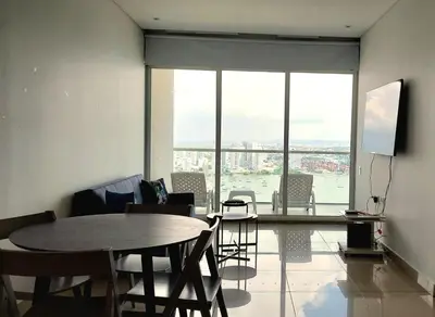 Gallery image of Apartamento en Lujoso Edificio H2 Plaza Bocagrande in Cartagena de Indias