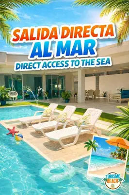an image of a swimming pool at a hotel at Sun Beach in Puerto Colombia