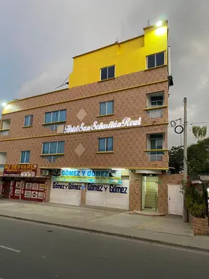 a building on the side of a street at Hotel San Sebastian Real in Cartagena de Indias