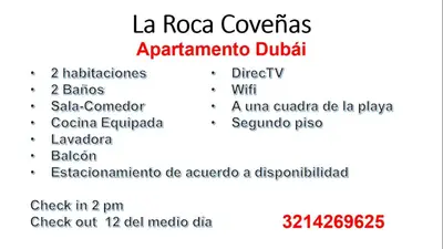 a screenshot of a cell phone with a list of ingredients at La Roca Coveñas Apartamentos in Coveñas