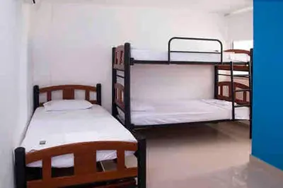 a room with two bunk beds in a room at IV 2 bedroom apartment in Cartagena de Indias