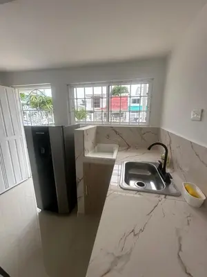 a kitchen with a sink and a counter top at Apartamento in Cartagena de Indias
