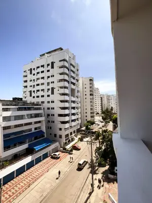 an aerial view of a city with tall buildings at Polanco Residences Tocagua Cartagena - Colombia in Cartagena de Indias