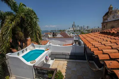 Gallery image of San Pedro Claver Premiun DUPLEX - Private JACUZZI in Cartagena de Indias