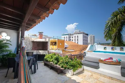 Gallery image of San Pedro Claver Premiun DUPLEX - Private JACUZZI in Cartagena de Indias