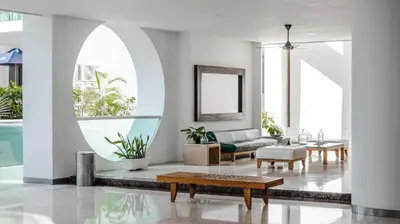 a living room with a couch and a table at apartamento 1 alcoba morros 922 rnt 132107 in Cartagena de Indias
