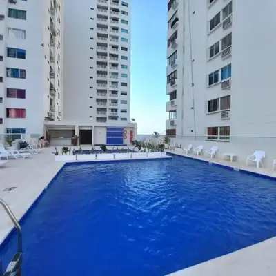 Apartamento 1804 Cartagena Bocagrande hermosa vista a 1 cuadra de la playa